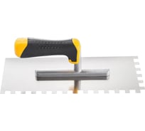 Гладилка HARDY 28х12см зуб 8х8мм серия 28 нерж./сталь ручка 2К 0800-282808