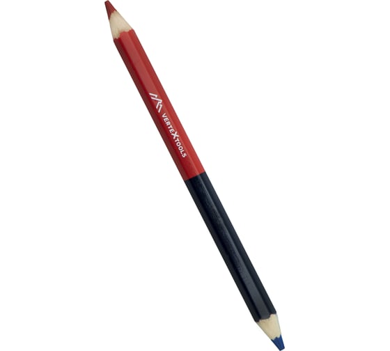 Карандаш строительный vertextools двухцветный, 3 шт. 0308-3