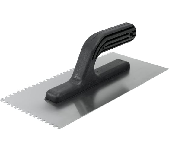 Гладилка Политех ЛЮКС нержавеющая сталь, пластм.ручка 13x28 (з.4x4) 1060284