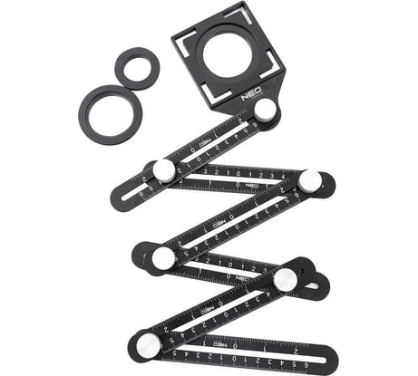Линейка угловая NEO TOOLS 6 рычагов 72-351