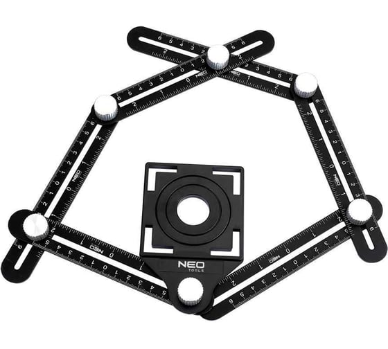 Линейка угловая NEO TOOLS 6 рычагов 72-351
