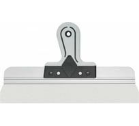 Шпатель фасадный КУРС Профи нержавеющая сталь, прорезиненная ручка, 350 мм 06425