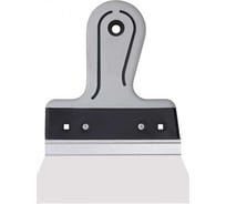 Шпатель фасадный КУРС Профи нержавеющая сталь, прорезиненная ручка, 200 мм 06422