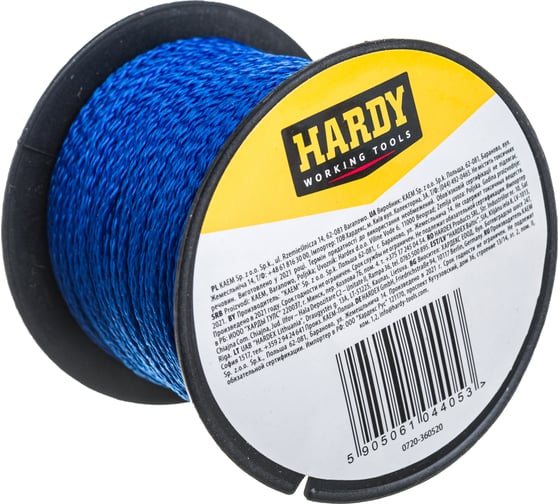 Шнур каменщика HARDY 2 мм, 50 м 0720-360520