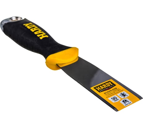 Шпатель-скребок HARDY 30мм серия 68 нерж/сталь ручка 2K Hardyflex 0830-680103