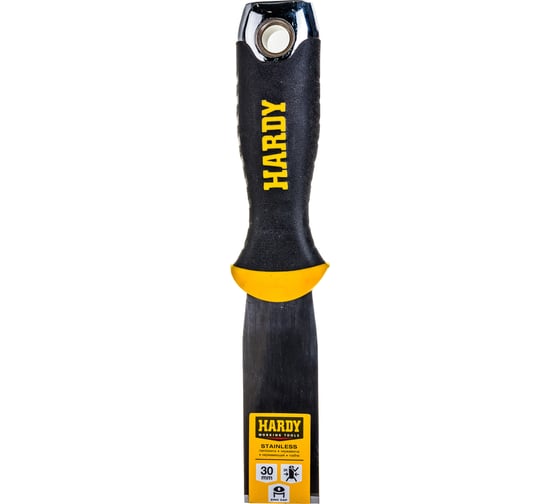 Шпатель-скребок HARDY 30мм серия 68 нерж/сталь ручка 2K Hardyflex 0830-680103