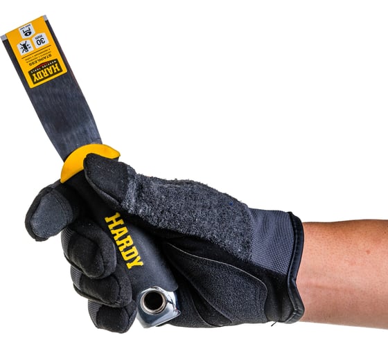 Шпатель-скребок HARDY 30мм серия 68 нерж/сталь ручка 2K Hardyflex 0830-680103