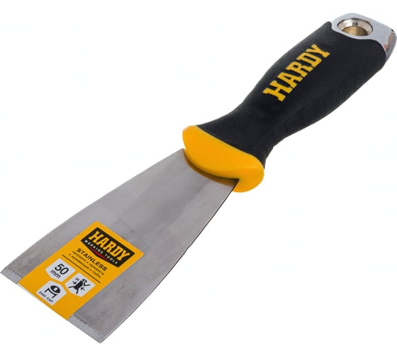 Шпатель-скребок HARDY 50мм серия 68 нерж./сталь ручка 2K Hardyflex 0830-680105