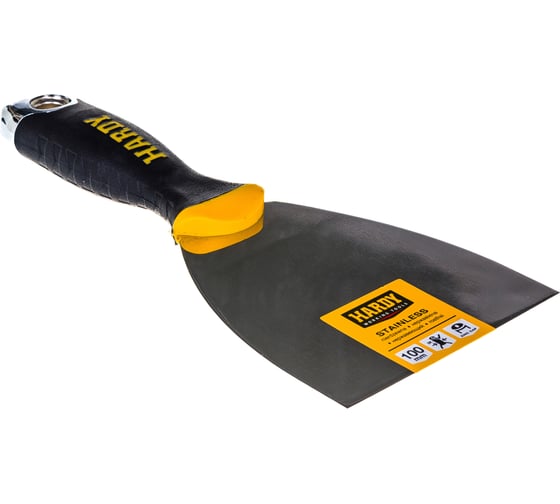 Шпатель HARDY малярный 100мм серия 68 нерж/сталь ручка 2K Hardyflex 0830-680010