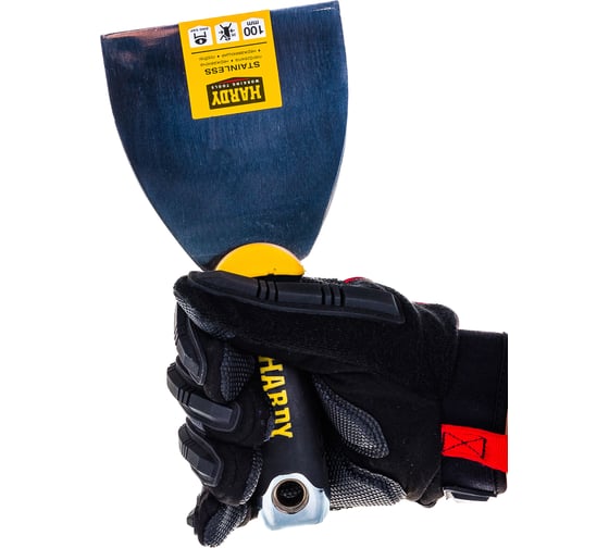 Шпатель HARDY малярный 100мм серия 68 нерж/сталь ручка 2K Hardyflex 0830-680010