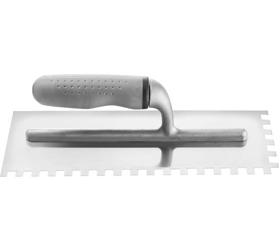 Гладилка HARDY Profi серия 31, нержавеющая сталь, 2K, 28x10 см, зуб 8x8 мм 0800-312808 1