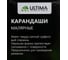Карандаши Ultima малярные графитные 180 мм 12 шт в коробке 140110 9