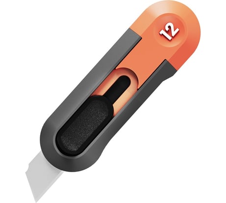 Технический нож DELI Home Series Gray HT4007C ширина лезвия 12мм, эксклюзивный дизайн, корпус из высококачественного софттач пластика 151597