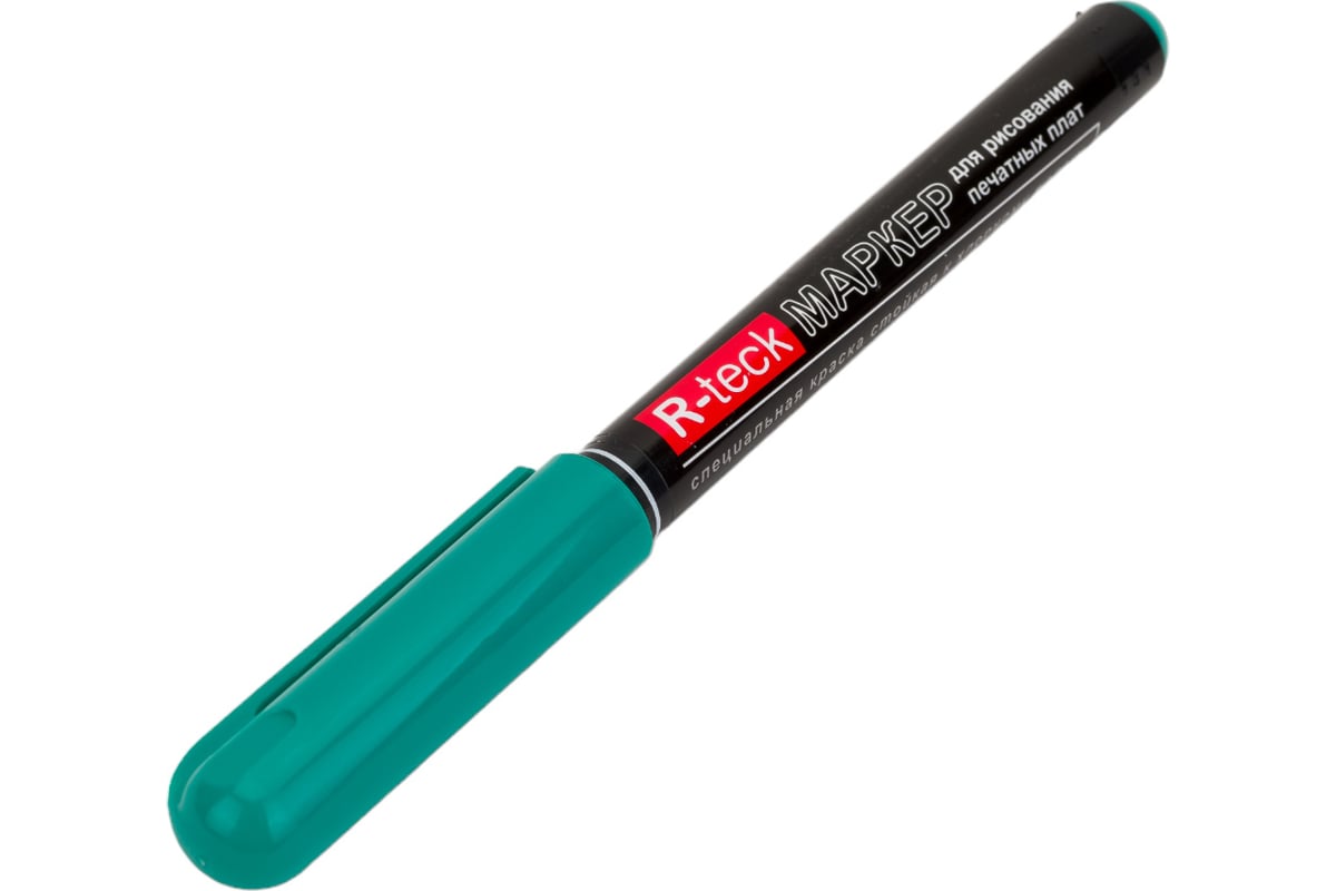 Маркер для рисования печатных плат Connector R-teck зелёный R-TRECK-GR ...