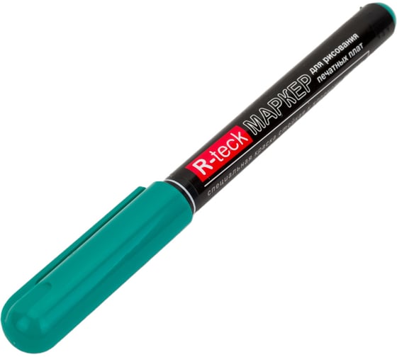 Маркер для рисования печатных плат Connector R-teck зелёный R-TRECK-GR