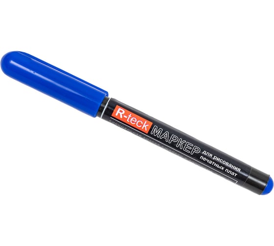 Маркер для рисования печатных плат Connector синий R-teck R-TRECK-BL