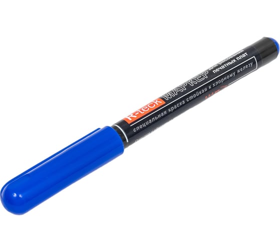 Маркер для рисования печатных плат Connector синий R-teck R-TRECK-BL