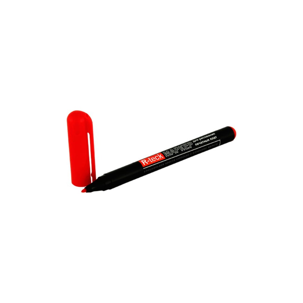 Маркер для рисования печатных плат Connector R-teck красный R-TRECK-RD ...