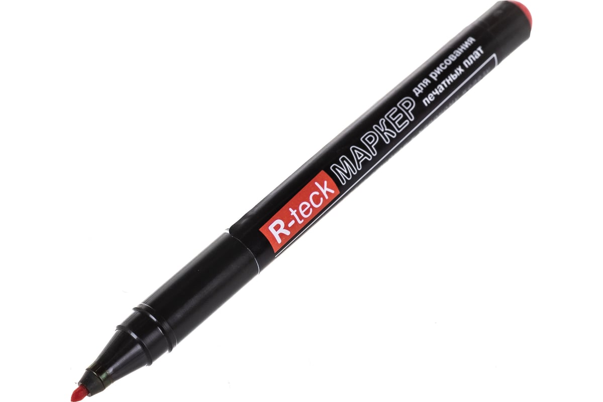 Маркер для рисования печатных плат Connector R-teck красный R-TRECK-RD ...