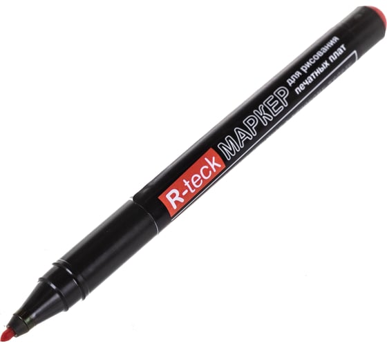 Маркер для рисования печатных плат Connector R-teck красный R-TRECK-RD