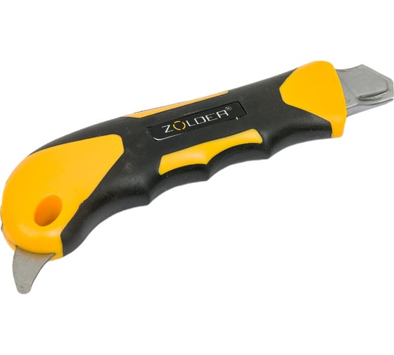 Нож ZOLDER Master Flipper с сегментированным лезвием, 18 мм, неострый доп. выступ 9031