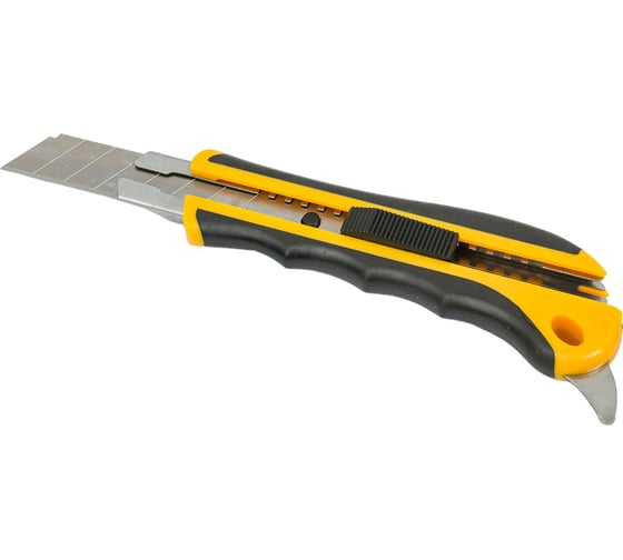 Нож ZOLDER Master Flipper с сегментированным лезвием, 18 мм, неострый доп. выступ 9031