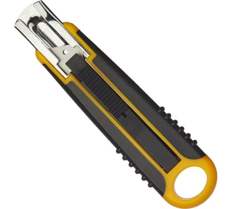 Промышленный нож Attache Selection 18 мм, с возвратной пружиной, с резиновой ручкой 280464