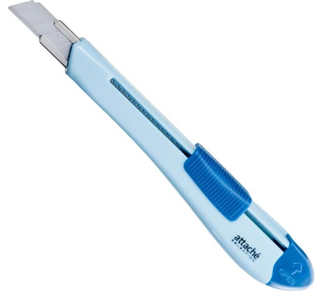 Канцелярский нож Attache Selection Jolly 9 мм, синий 827016