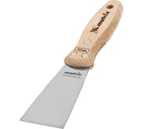 Шпательная лопатка из нержавеющей стали MATRIX 50 мм, буковая рукоятка, EFP 85611