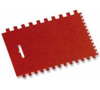 Шпатель пластмассовый малярный MATRIX 170x115 мм, зубчатый 86006