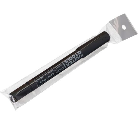 Маркер двусторонний перманентный круглый чёрный FASTER TOOLS FT354-20