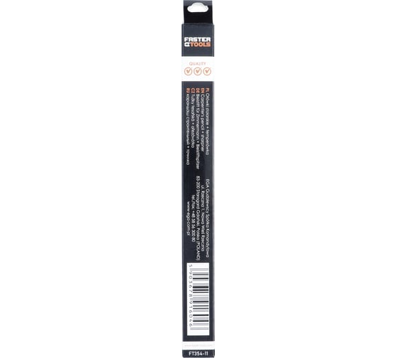 Карандаш плотника HB 6 штук и точилка FASTER TOOLS FT354-11
