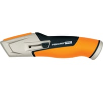 Строительный нож с выдвижным сменным лезвием Fiskars CarbonMax 1027223