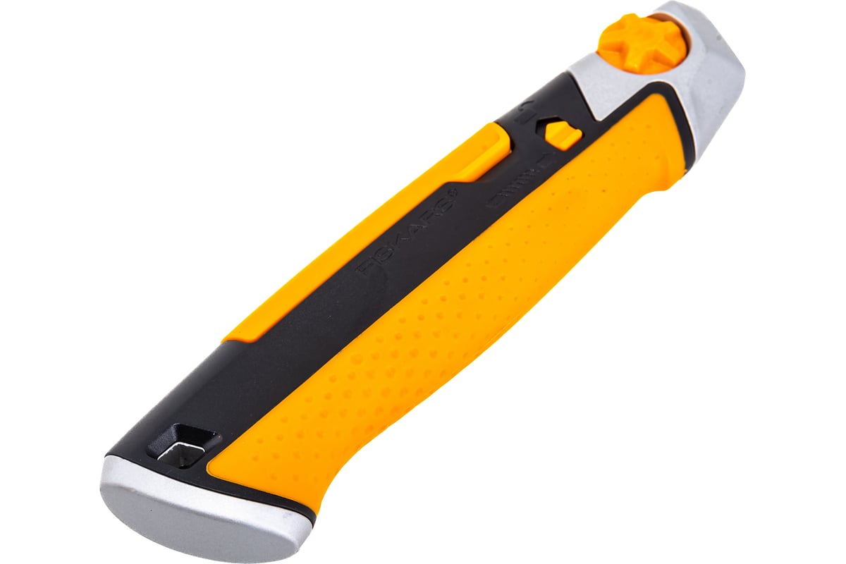 Строительный нож с выдвижным сменным лезвием Fiskars 25мм CarbonMax ...