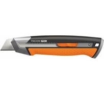 Строительный нож с выдвижным сменным лезвием Fiskars 25мм CarbonMax 1027228 16494269