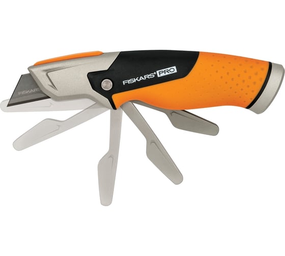 Строительный нож с фиксированным сменным лезвием Fiskars CarbonMax 1027222