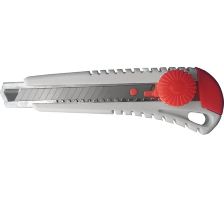 Нож со сменным лезвием Монтажник 1+2 лезв, 18мм, ABS пластик, винтовой фиксатор 600503