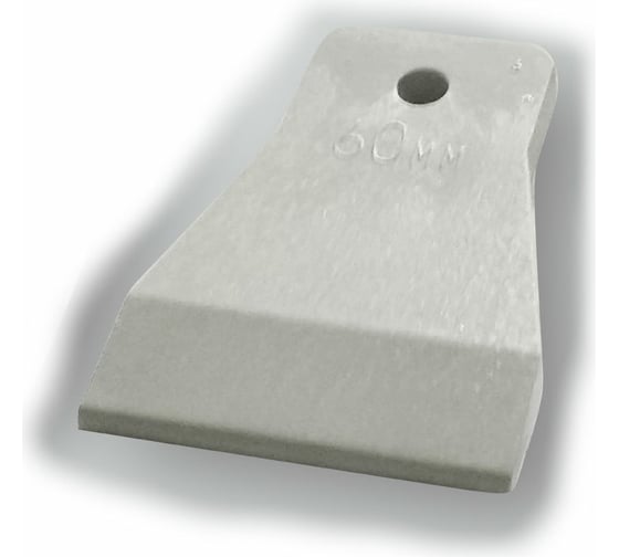 Шпатель DECOR резиновый 80 мм, эластичная резина 3080089 1