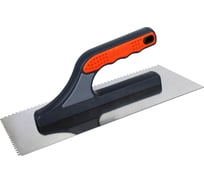Гладилка DECOR 3K 280x130мм, нержавеющая сталь, зуб 3x3 мм 0.7 мм 680-003 11613758