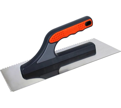 Гладилка DECOR 3K 280x130мм, нержавеющая сталь, зуб 3x3 мм 0.7 мм 680-003 11613758