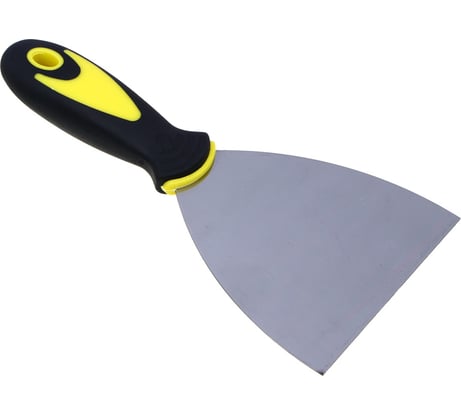 Шпатель металлический HEADMAN с двухкомпонентной рукояткой, 100 мм 120 683-163