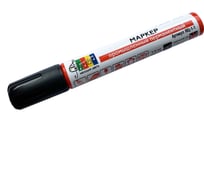 Маркер Мелодия цвета перманентный, универсальный, черный, скошенный, 1-5мм МЦ-1-1