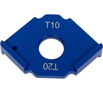 Шаблон РеСоурс прямой, двухсторонний, 10/20 мм, RST.005.Т10-Т20