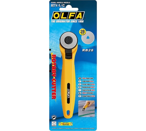 Круговой нож OLFA 28 мм OL-RTY-1/C