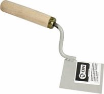 Кельма для внешних углов ON 80x60x60мм, деревянная рукоятка, окрашенная сталь 02-15-004