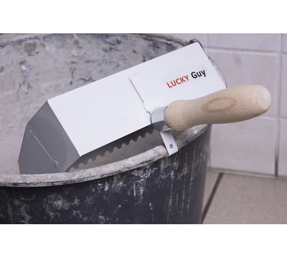 Кельма для газобетона LUCKY Guy 400мм, окрашенная 700 04 711 1LG