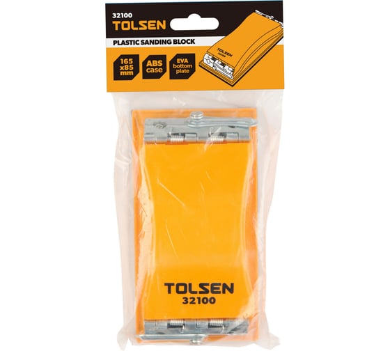 Колодка для ручной шлифовки TOLSEN 165x85 мм 32100