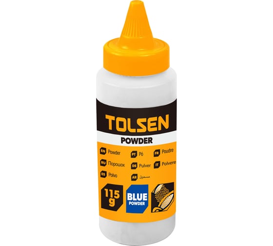 Меловой порошок для шнуров разметочных TOLSEN 225 г, белый 42019