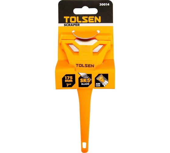 Скребок для стекла, кафеля TOLSEN 170 мм, лезвие SK5 30014