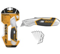 Универсальный нож INGCO 170х 61х19 мм 6 лезвий INDUSTRIAL HUK618